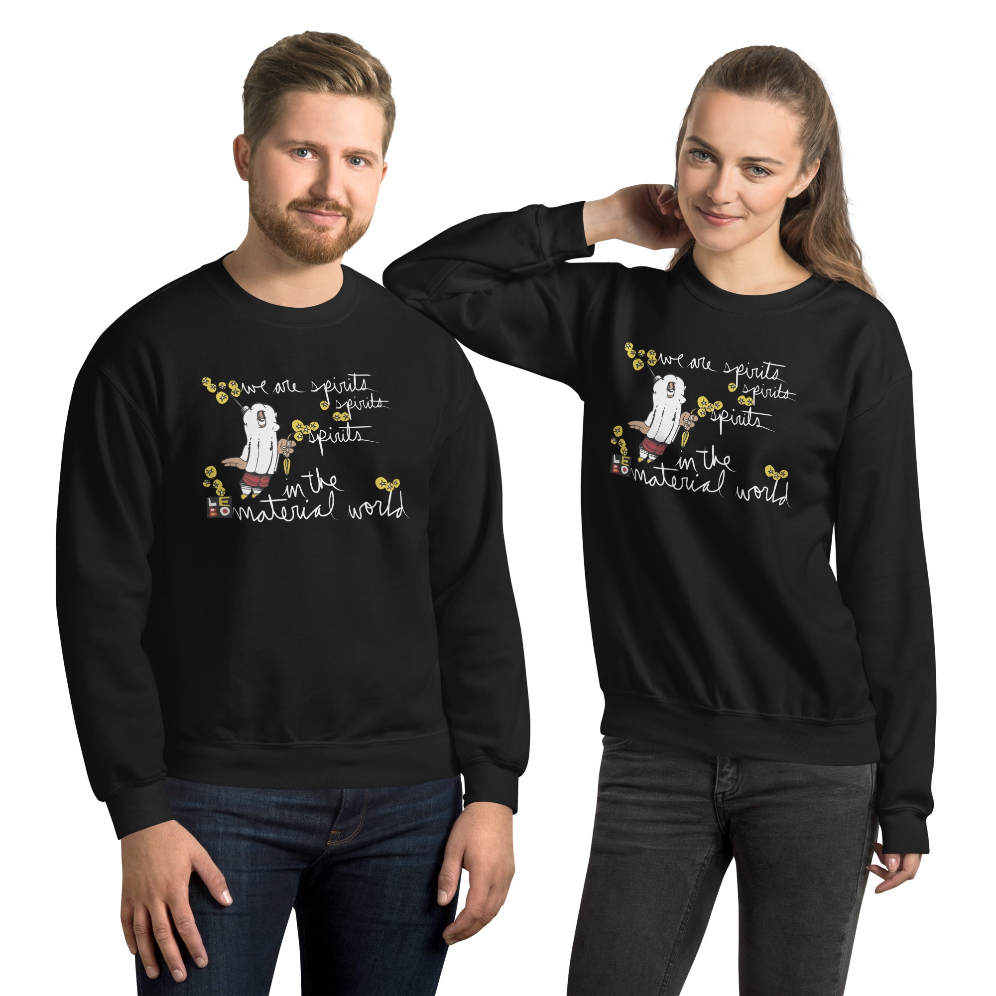 We Are Spirits in the Material World - Lebo Unisex Sweatshirt